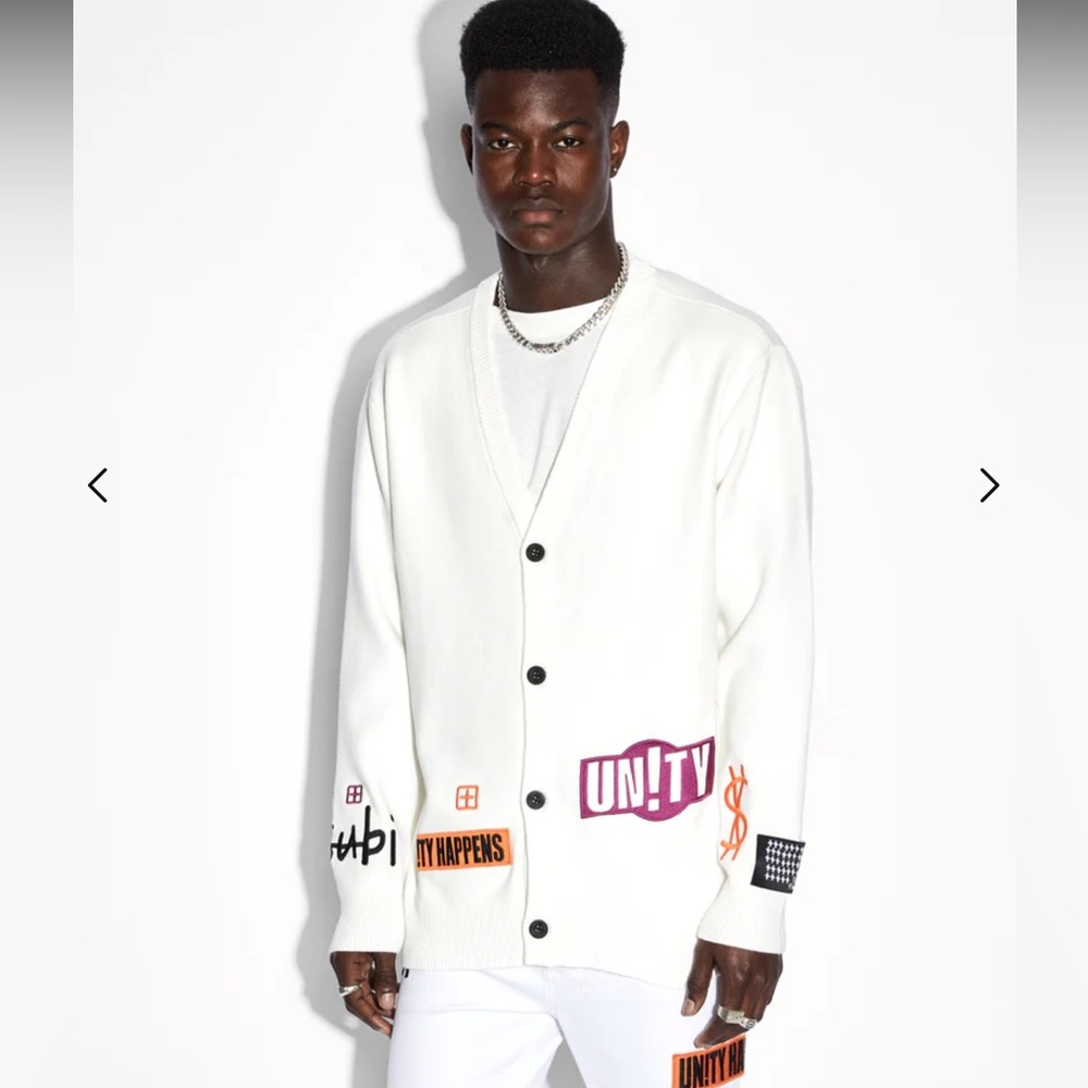 Ksubi Collective Cardigan White